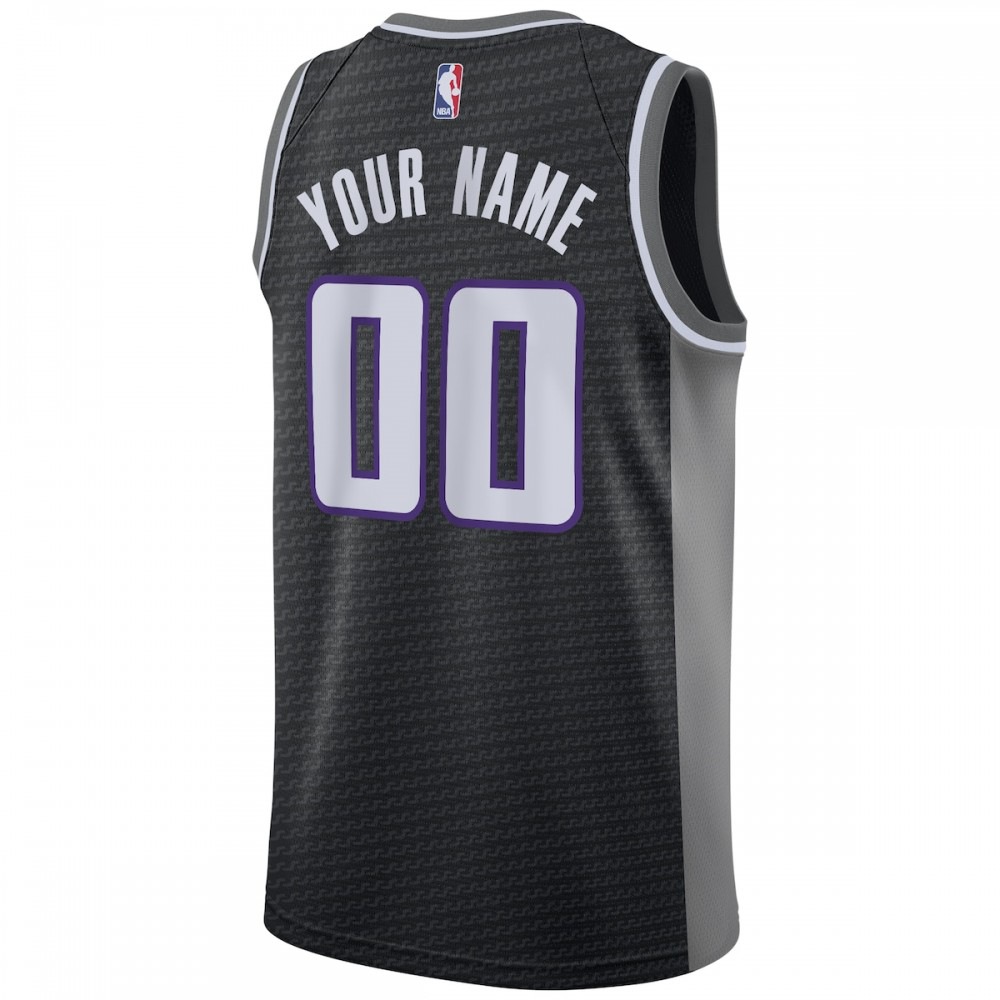 Sacramento Kings Swingman Custom Jersey Black - Statement Edition-Pro Kit Vault | Brand New 26/27 Sports Jerseys